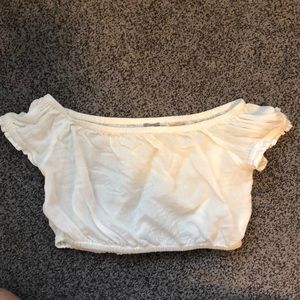 Aerie off the shoulder bo-ho crop